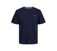 Jack & Jones Camiseta para Hombre Jjepaulos tee SS Crew Neck Noos Pls, Azul Marino, 4XL