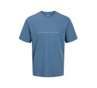 Jack & Jones Camiseta para Hombre Jjestar JJ tee SS Noos Pls, Oceanview, 6XL Grande