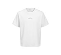 JACK & JONES Camiseta para Hombre Joracapulco Back tee SS Crew Neck, Blanco Brillante, M