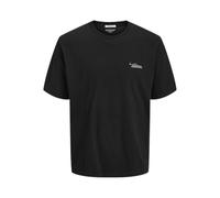 JACK & JONES Camiseta para Hombre Joracapulco Photo Back tee SS Crew Neck, Negro, S