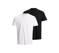 JACK & JONES Camiseta para Hombre., White/Detail:reg Packed W. Black, XL