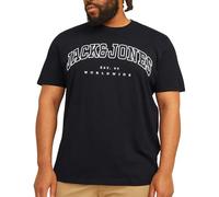 JACK & JONES Camiseta para niño con logotipo T-Shirt Junior, Negro , 7XL