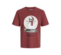 JACK & JONES Camiseta para niño X-Mas Junior, Color Rojo., 14 años