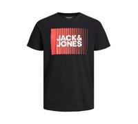 JACK & JONES Jjecorp Logo camiseta Ss Oneck Camiseta Cuello Redondo, Black, XL Hombre