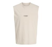 JACK & JONES Camiseta sin Mangas para Hombre Jjesoho Sn, Moonbeam, XS