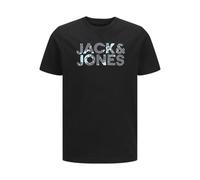 JACK & JONES Camisetas Negro Niño Corp Splash, Negro , 12 años