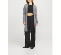 Jack & Jones Cárdigan largo de punto fino de mujer. Gris 34/XS