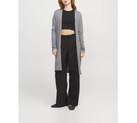 Jack & Jones Cárdigan largo de punto fino de mujer. Gris 40/L