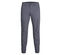 JACK & JONES Cargo Trousers Slim Fit Cargo Trousers Asphalt 34 34 Asphalt