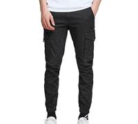 JACK & JONES Cargo Trousers Slim Fit Cargo Trousers Black 32 34 Black
