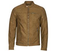 Jack & Jones Cazadora de cuero JJEROCKY in Marrón EU L