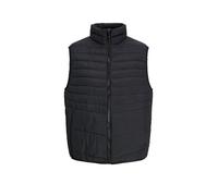 JACK & JONES Chaleco acolchado JJESTATE negro | S