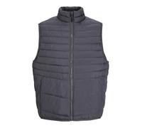 JACK & JONES Chaleco acolchado masculino, asfalto, M