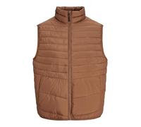 JACK & JONES Chaleco acolchado masculino, Mocha Bisque, M