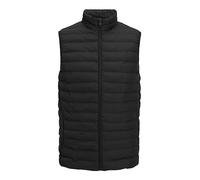 JACK & JONES Chaleco Acolchado sin Mangas Chaqueta sin Mangas reciclada JJERECYCLE, Color:Negro, Talla de Chaqueta:L