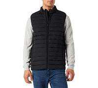 JACK & JONES Chaleco Acolchado sin Mangas Chaqueta sin Mangas reciclada JJERECYCLE, Color:Negro, Talla de Chaqueta:L