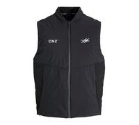 JACK & JONES Chaleco 'JCOCnz Paris' negro / blanco S negro / blanco