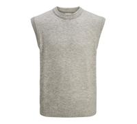 JACK & JONES Chaleco Jjesoho Ollie Knit para Hombre, Gris Claro, XXL