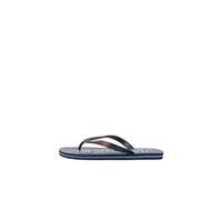 Jack & Jones Chanclas de hombre tipo flip flop logo. Azul marino 40-41