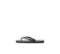 JACK & JONES Chanclas Jfwlogo Palm Print Flip Flop para hombre, antracita, 44/45 EU
