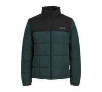 JACK & JONES Chaqueta acolchada para hombre Jjben Square, Bosque mágico/detalle: bloqueo, S