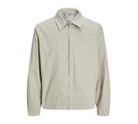 JACK & JONES Chaqueta de aviador para hombre, Forro plateado., S