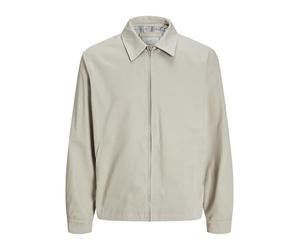 JACK & JONES Chaqueta de aviador para hombre, Forro plateado., S