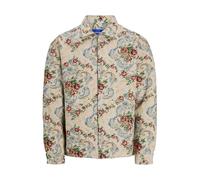 JACK & JONES Chaqueta de entretiempo 'JACKSON' arena / azul claro / borgoña / blanco M arena / azul claro / borgoña / blanco