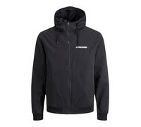 JACK & JONES Chaqueta de entretiempo 'JJERush' negro / blanco M negro / blanco
