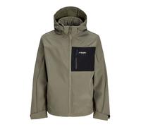 JACK & JONES Jacket Jjnorth Chaqueta Softshell, Verde Oliva, x_l Hombres