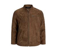 JACK & JONES Jjerocky Jacket Noos PS Chaqueta, Coñac/Patrón: Gamuza Falsa, 6XL Hombres
