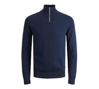 JACK & JONES Chaqueta de Punto con Cremallera de Cuarto de niño, Azul Marino, 164