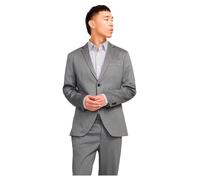 Jack & Jones Chaqueta de Traje para Hombre Jjejaxon Jersey Blazer, Gris Oscuro Jaspeado/Ajuste: Corte Ajustado, 48
