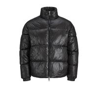 JACK & JONES Chaqueta para hombre Jcocover Puffer After Dark, L, marrón oscuro, L