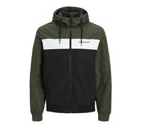 JACK & JONES Chaqueta para hombre Plus, Forest Night., XXL