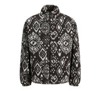 JACK & JONES Chaqueta polar gris oscuro / blanco L EUR