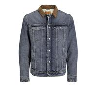 JACK & JONES Chaqueta de entretiempo 'JJIJEAN' azul denim / cognac, Talla S