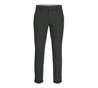 JACK & JONES Chino Trousers Tapered Fit Chino Trousers | Corte tapered fit, Liso, Corte full leg, Casual, Proceso suave a una temperatura máxima de 40°C
