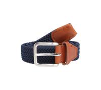 JACK & JONES Jacspring Woven Belt Noos Cinturón, Azul (Navy Blazer Navy Blazer), 95 (Talla del Fabricante: 80) para Hombre