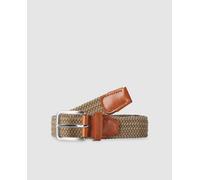 JACK & JONES NOS Jacspring Woven Belt Noos, Cinturón Hombre, Beige (Incense Incense), 105 (Talla del fabricante: 90)