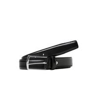 JACK & JONES Jacchristopher Belt Noos Cinturón, Negro (Black Detail: Normal Buckle), 120 (Talla del Fabricante: 105) para Hombre
