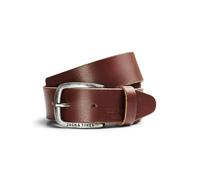 Jack & Jones Cinturón Hombre JJIPAUL JJLEATHER Marrón (Black Coffee) 85 cm