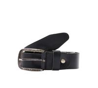 JACK & JONES JJIPAUL JJLEATHER BELT NOOS, Cinturón Hombre, Negro (Black), 85 cm