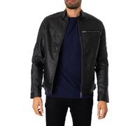 Jack & Jones de los hombres Chaqueta Rocky, Negro