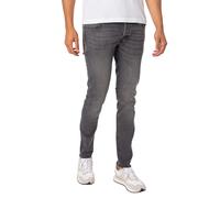 Jack & Jones de los hombres Vaqueros ajustados Glenn Original 349, Negro