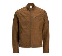 JACK & JONES Faux Suede Jacket Faux Suede Jacket Cognac XXL Cognac XXL