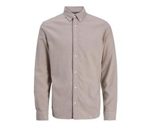 JACK & JONES Flannel Shirt Ch Jprblubarkley X-Mas L/S-Camiseta de Franela, Avena, XS Hombres