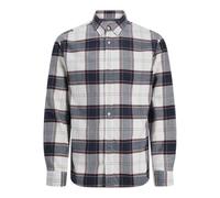 JACK & JONES Flannel Shirt Ch Jprblubarkley X-Mas L/S-Camiseta de Franela, Caramelo, M Hombres