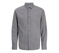 JACK & JONES Flannel Shirt Ch Jprblubarkley X-Mas L/S-Camiseta de Franela, Gris congelado, S Hombres