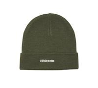 JACK & JONES Gorro de Punto Jacbottle para Hombre, Verde, Talla única